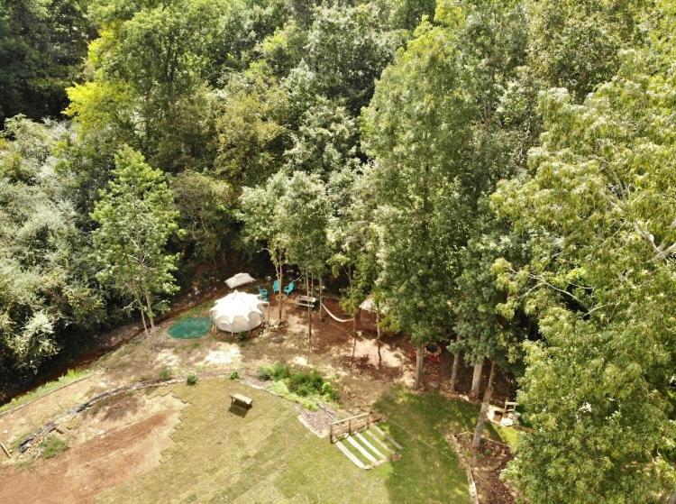 The Aries-A Stargazing, Luxury Glamping Tent Rogersville Buitenkant foto